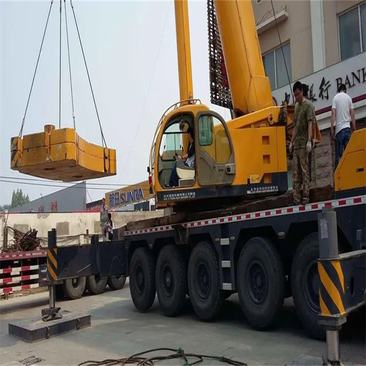 河东当地吊车出租|机器吊装|75吨|工厂搬迁服务